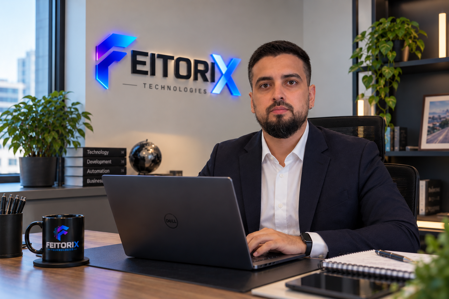 Jonathan Feitor working at Feitorix Technologies